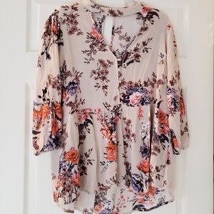 Floral Choker Style Top